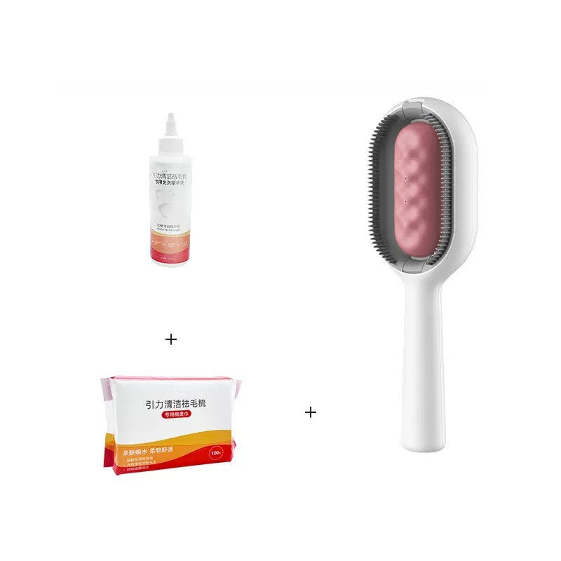 Pet Dematting Grooming Brush For Hair Removal And Cleaning Tool