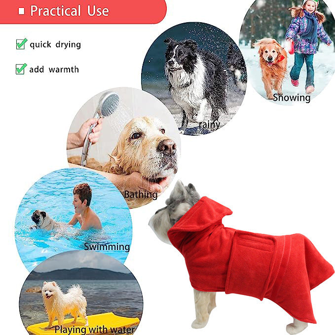 Super Absorbent Quick-Drying Fiber Pet Bath Towel