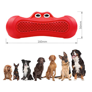 Vocal Rubber Teething Bite Resistant Pet Chewing Toy