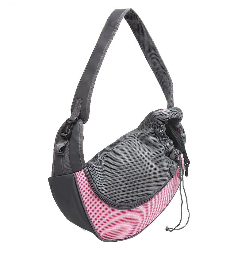 Portable Mesh Oxford Pet Carrier Shoulder Sling Travel Bag