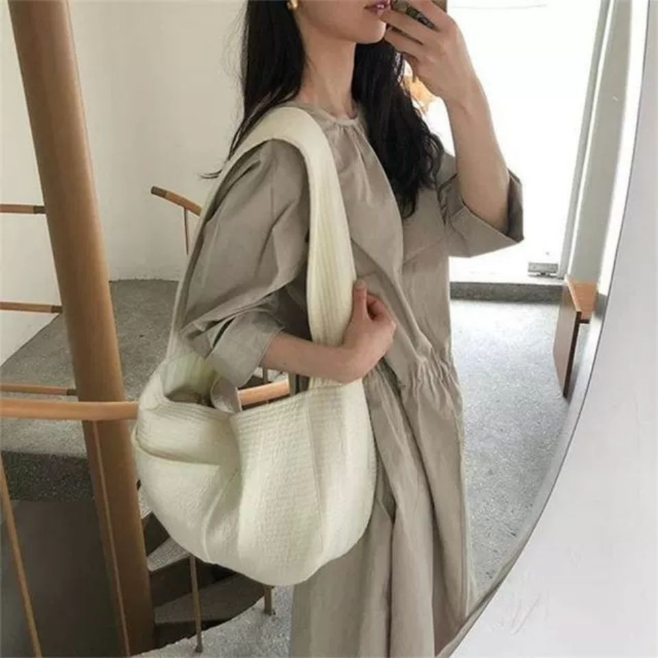 Handmade Canvas Pet Carrier Shoulder Bag For Outdoor Travel