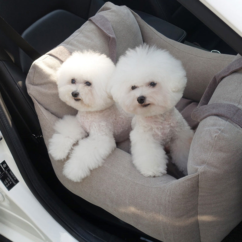 Waterproof Pet Car Seat Carrier Basket For Safe Travel Use
