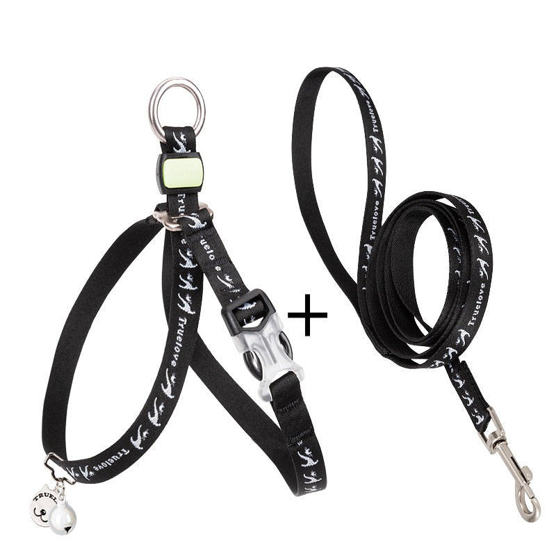 Bell Pet Harness Vest And Leash Set For Daily Walking