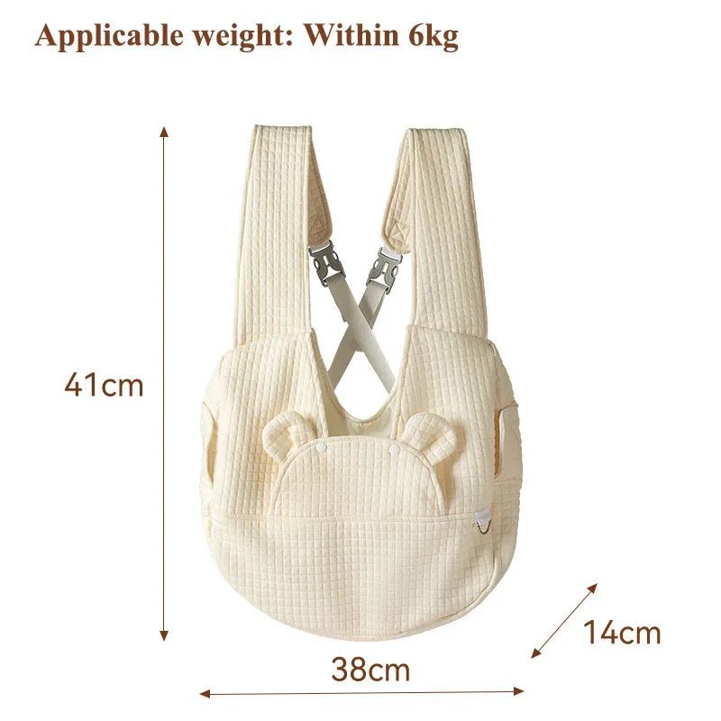 Breathable Cross Design Pet Carrier Backpack For Outdoor Travel