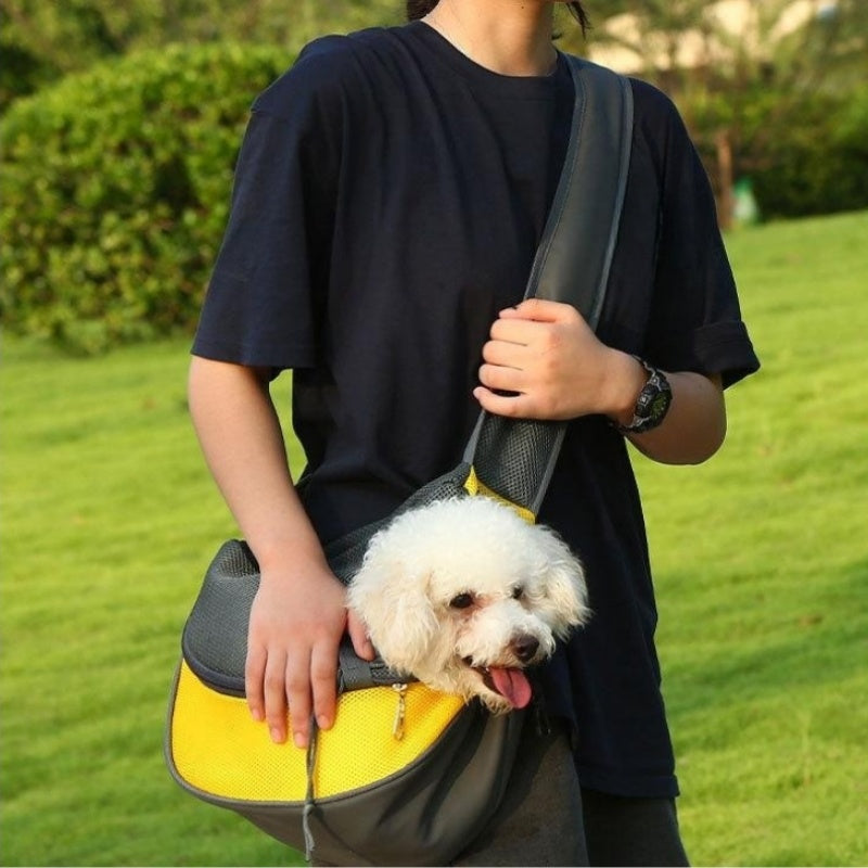 Portable Mesh Oxford Pet Carrier Shoulder Sling Travel Bag