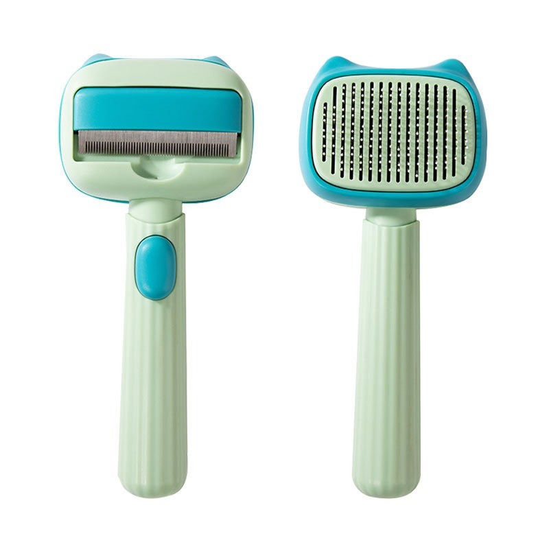 Pet Deshedding Grooming Brush For Hair And Fur Removal Tool