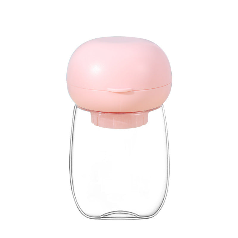 Portable Pet Water Bottle With Built In Feeding Cup For Travel