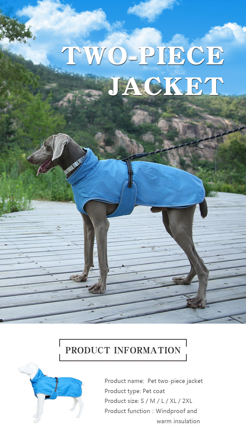 Winter Outdoor Waterproof Pet Shell Ski Jacket