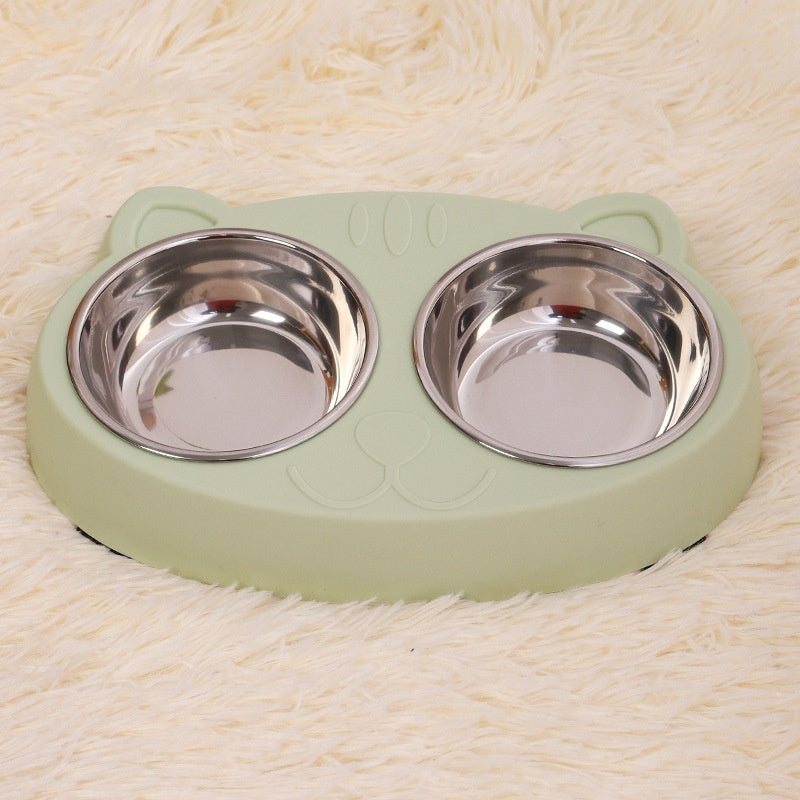 Bowl Drinking Water Feeding Pet Rice Basin