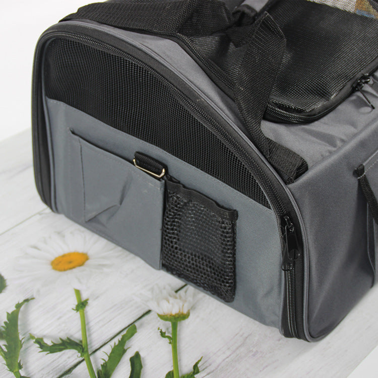Folding Pet Car Seat Carrier Hammock For Travel And Comfort