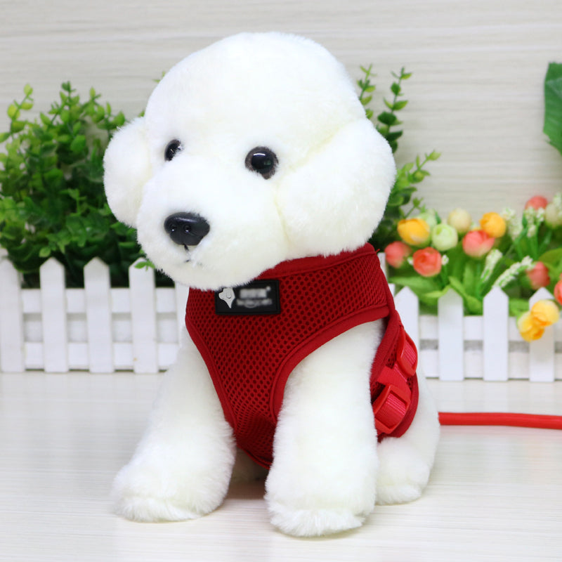 Adjustable Pet Collar And Leash Set For Daily Walking Use