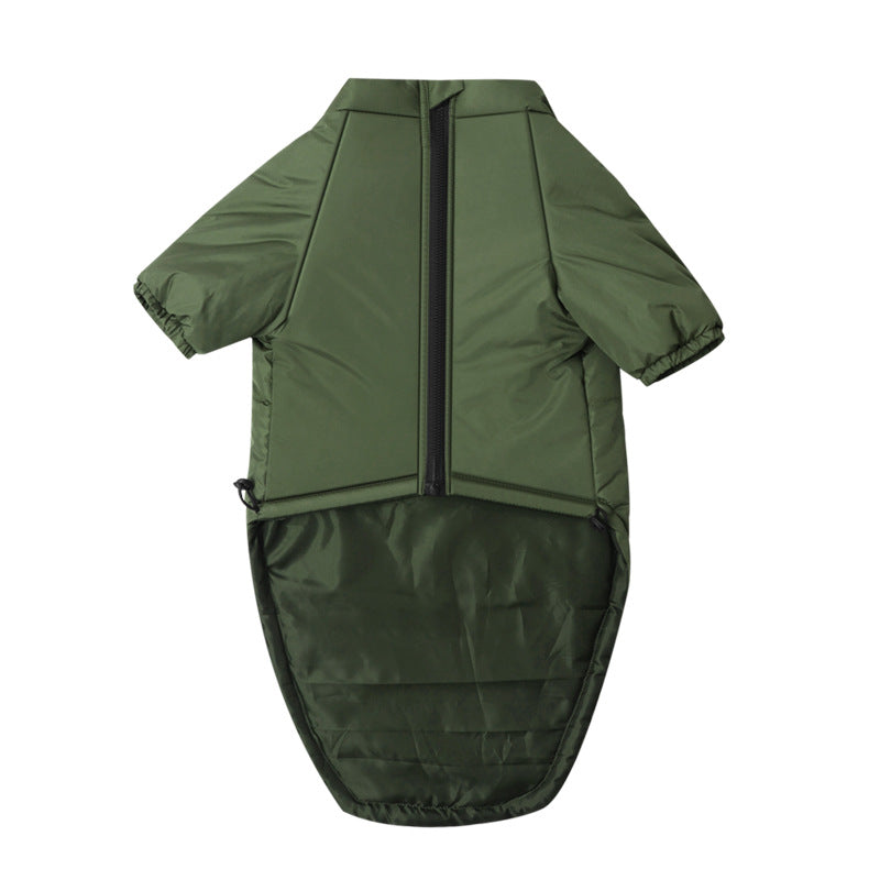 Cotton Two Leg Pet Jacket Comfortable Warm Wear