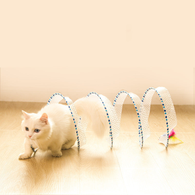 Foldable Storage Interactive Pet Tunnel Toy