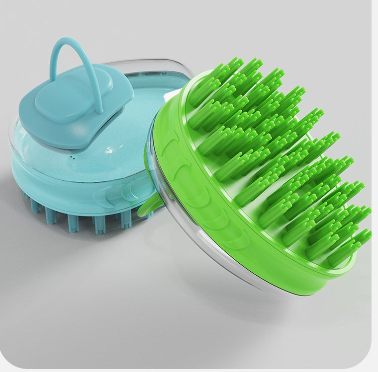 Pet Bath Massage Brush Grooming Cleaning Tool