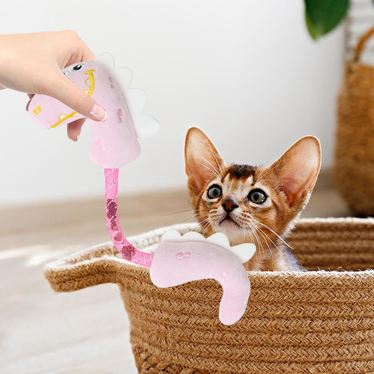 Catnip Rope Chew Teeth Cleaning Interactive Pet Toy