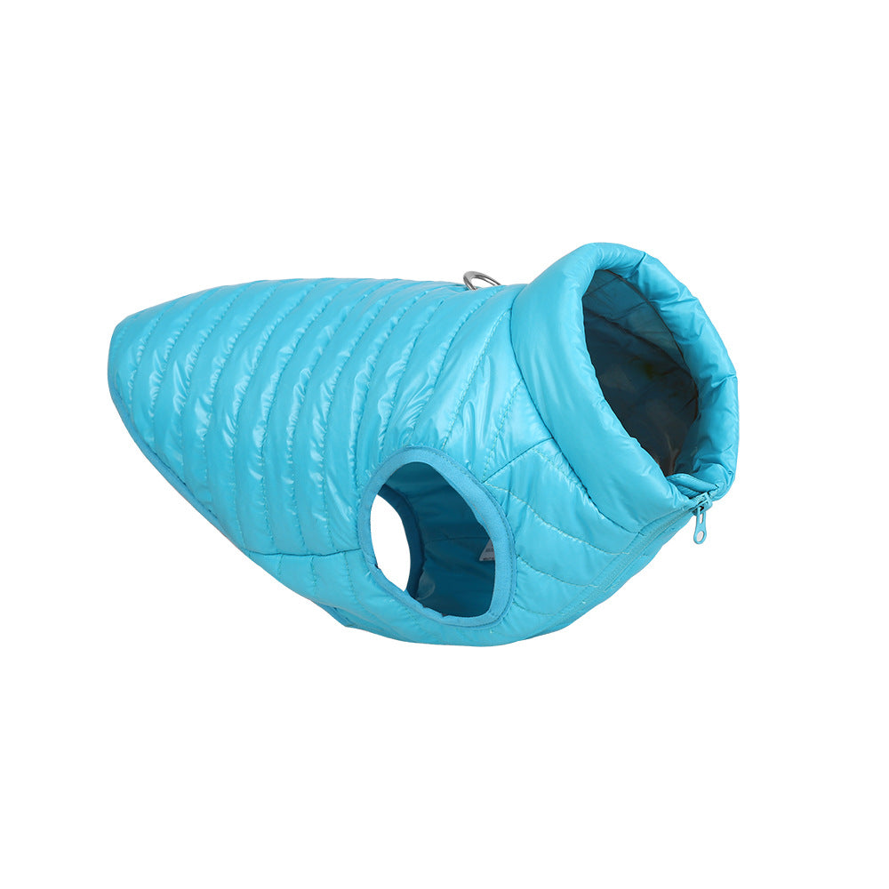 Autumn Winter Nylon Zipper Pet Jacket Warm Apparel