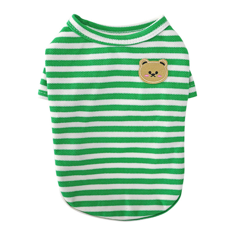 Summer Breathable Pet T Shirt Lightweight Apparel