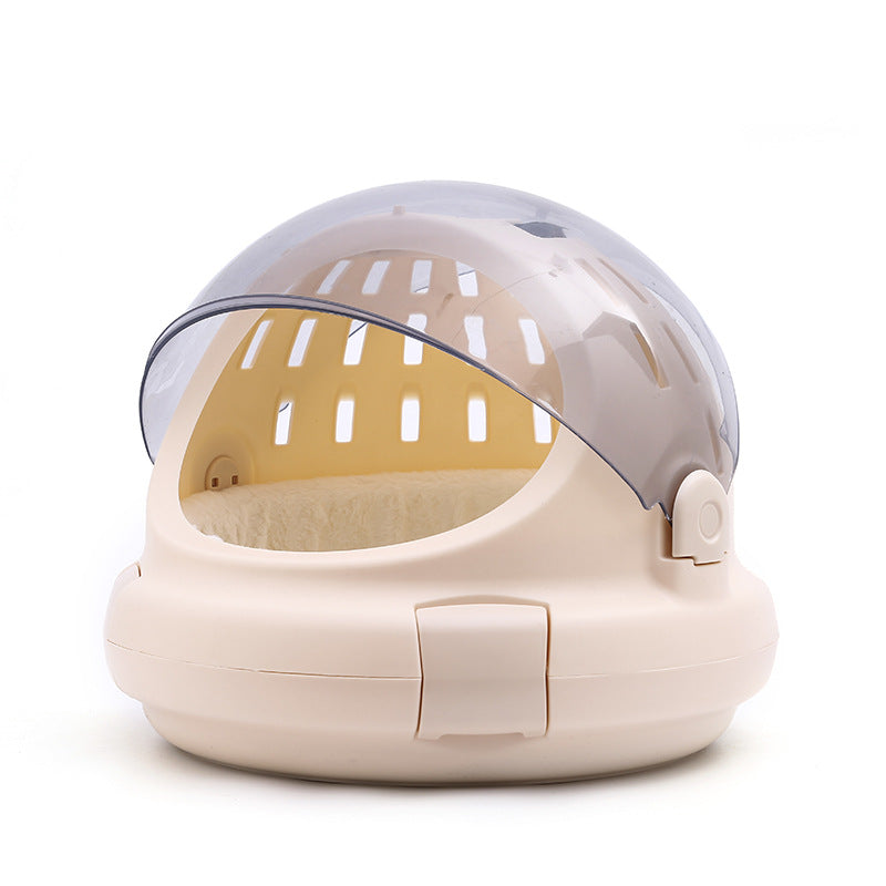 Portable Space Capsule Pet Carrier With Panoramic View Cushion