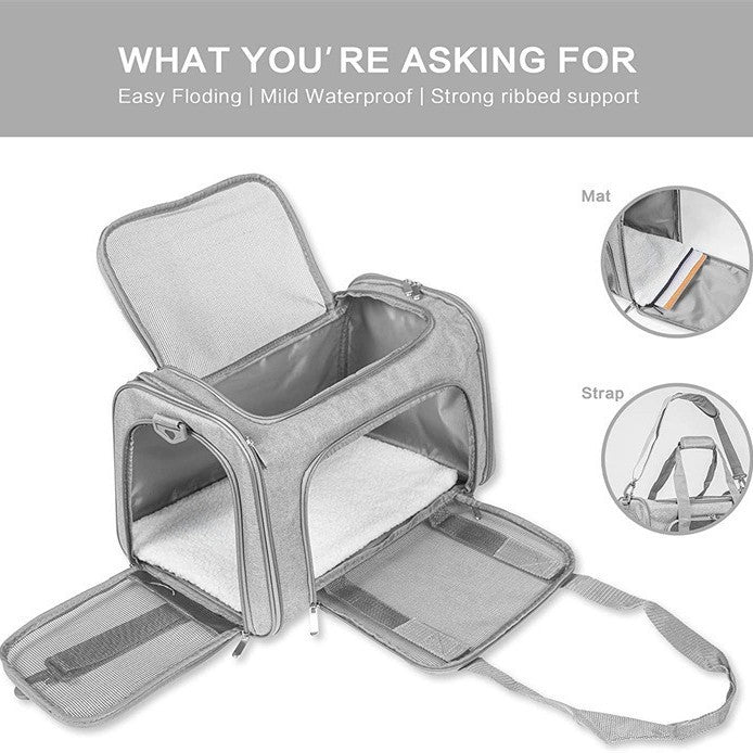Portable Foldable Pet Carrier Handheld Travel Bag