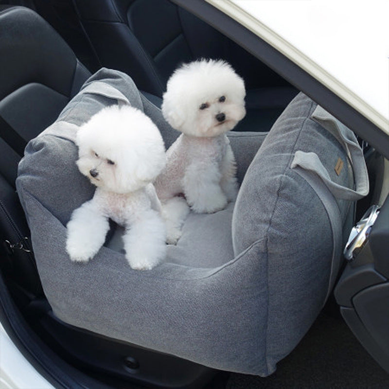 Waterproof Pet Car Seat Carrier Basket For Safe Travel Use
