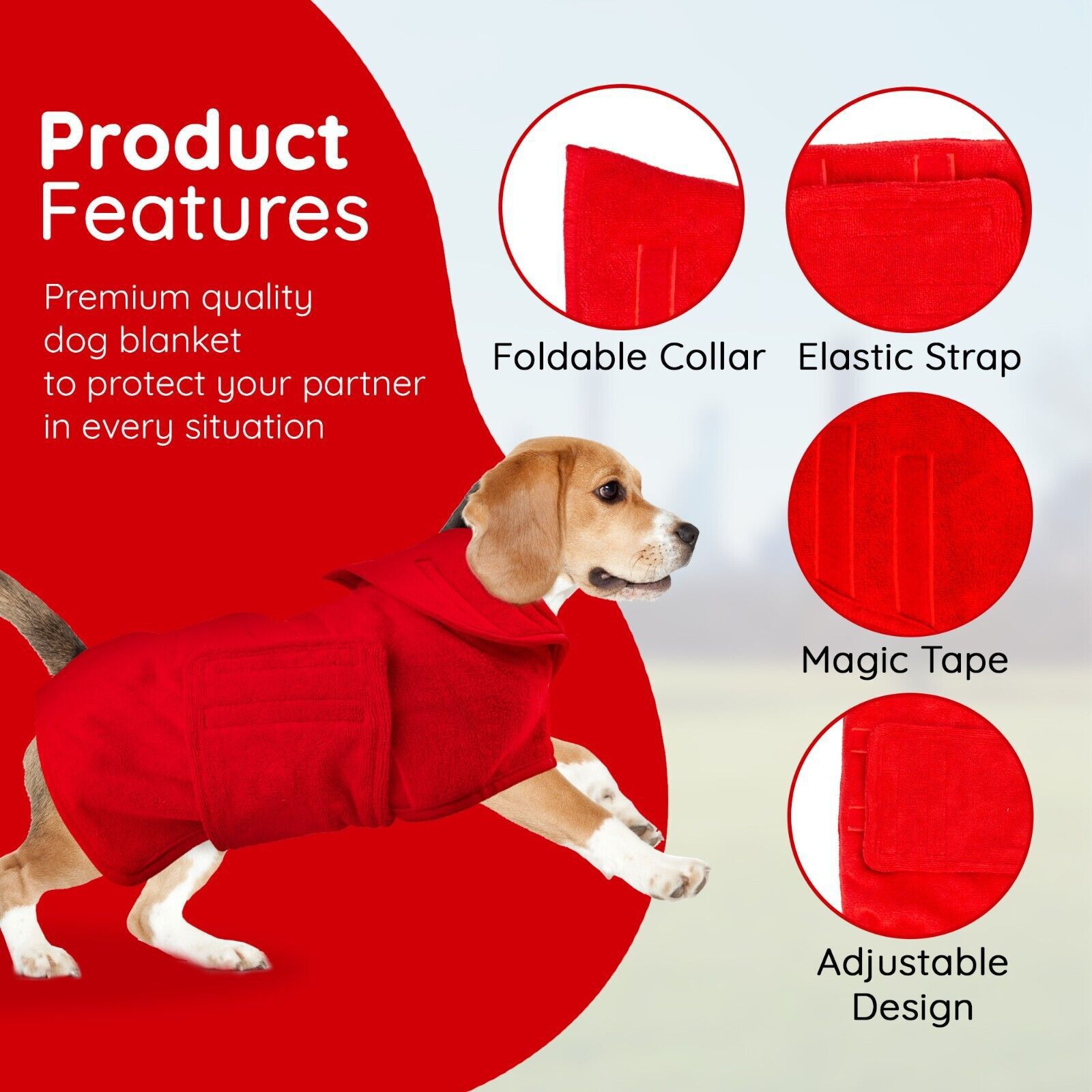 Super Absorbent Quick-Drying Fiber Pet Bath Towel