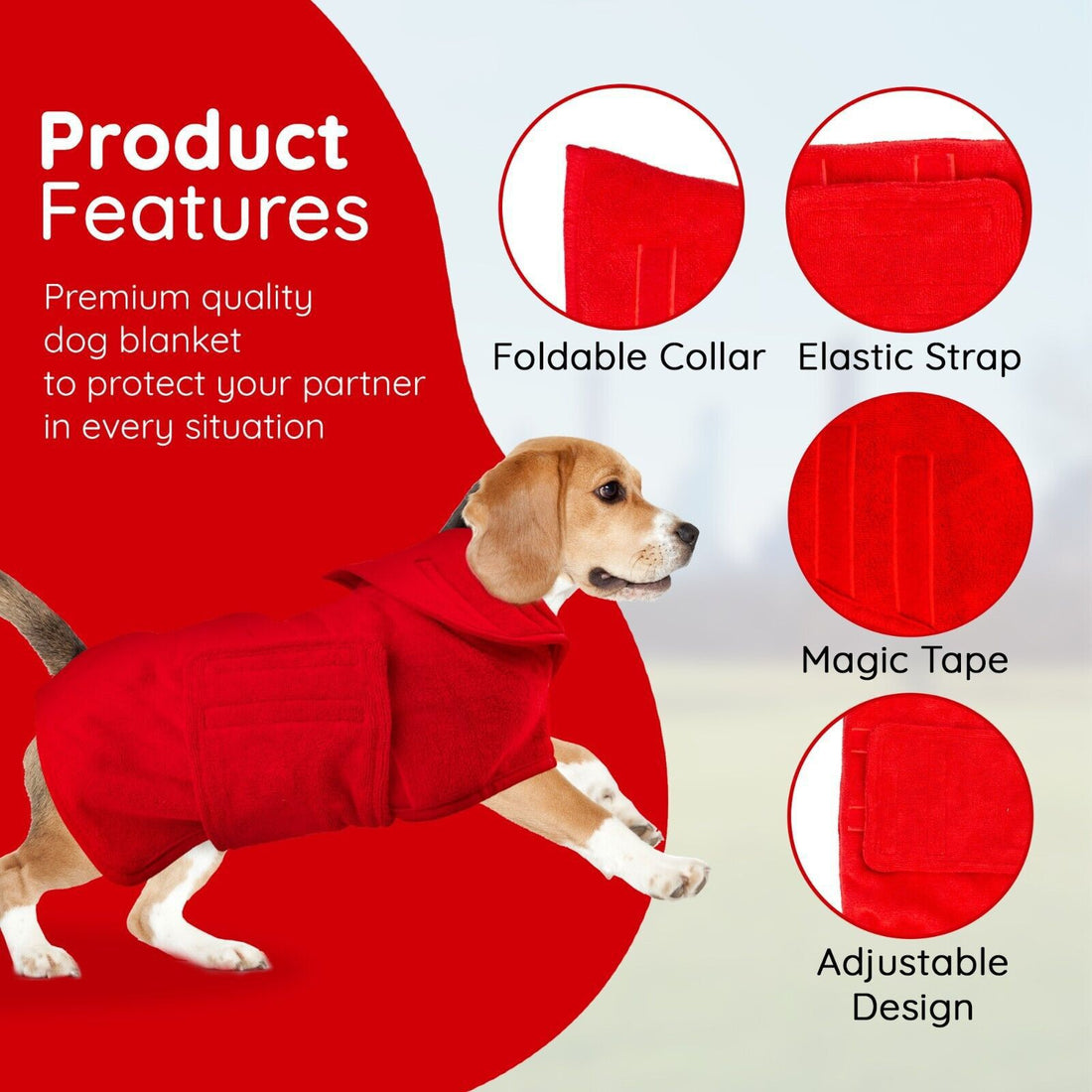 Super Absorbent Quick-Drying Fiber Pet Bath Towel