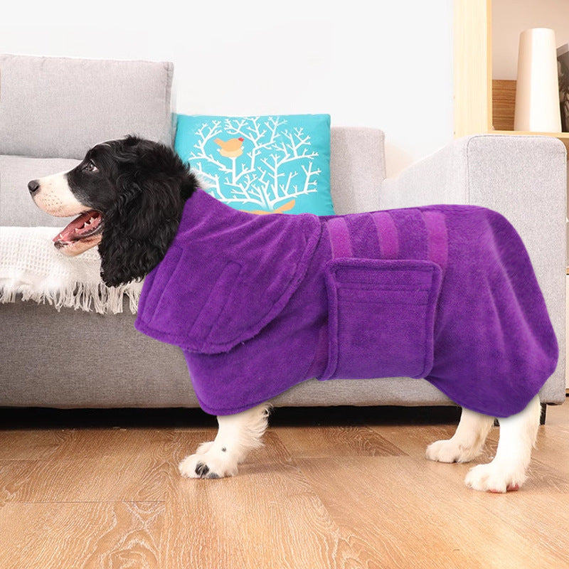 Super Absorbent Quick-Drying Fiber Pet Bath Towel