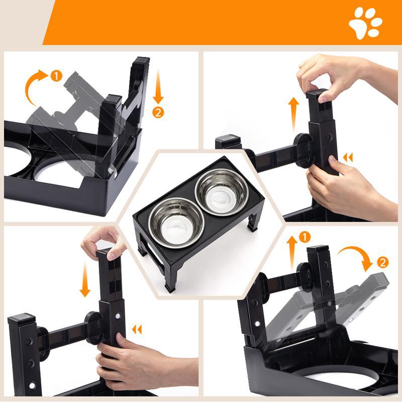 Pet Lifting Feeding Bowl Neck Protection Anti-tumble Medium