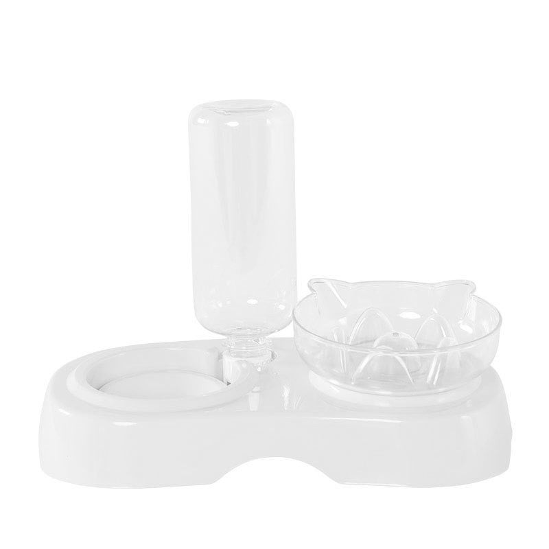 Transparent Plastic Pet Feeding And Drinking Bowl For Daily Use