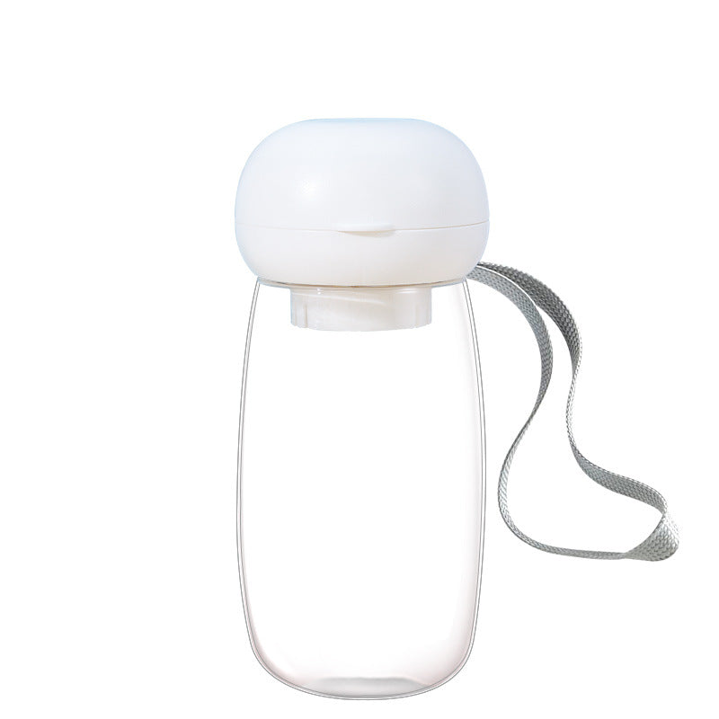 Portable Pet Water Bottle With Built In Feeding Cup For Travel