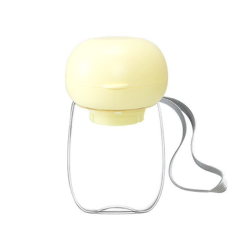 Portable Pet Water Bottle With Built In Feeding Cup For Travel