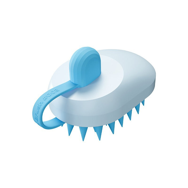 Soft Gel Shampoo Massage Bath Cleaning Pet Brush