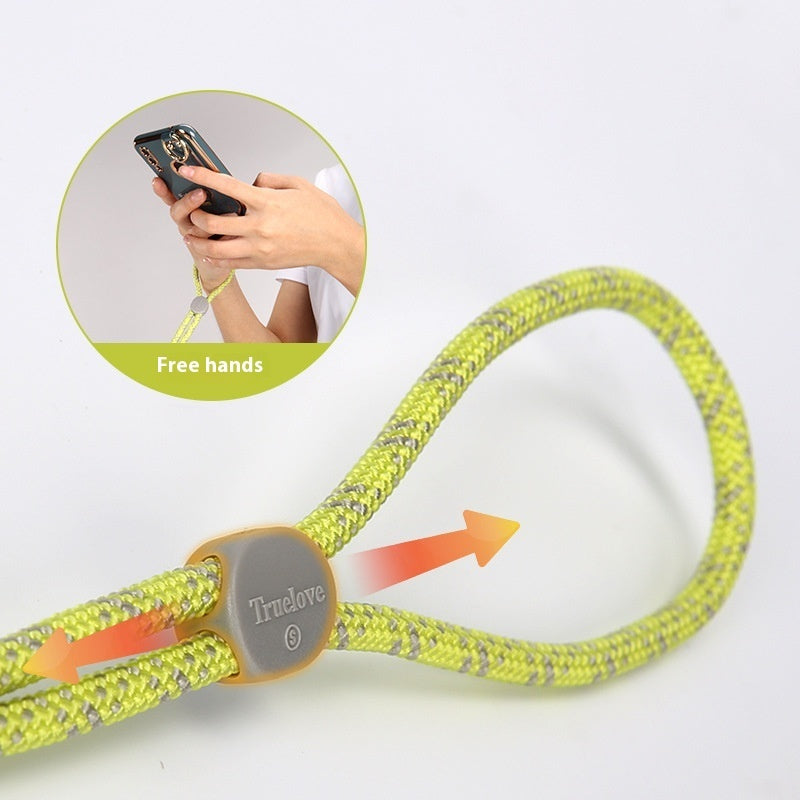 Colorful Adjustable Sliding Pet Leash For Daily Walking Use