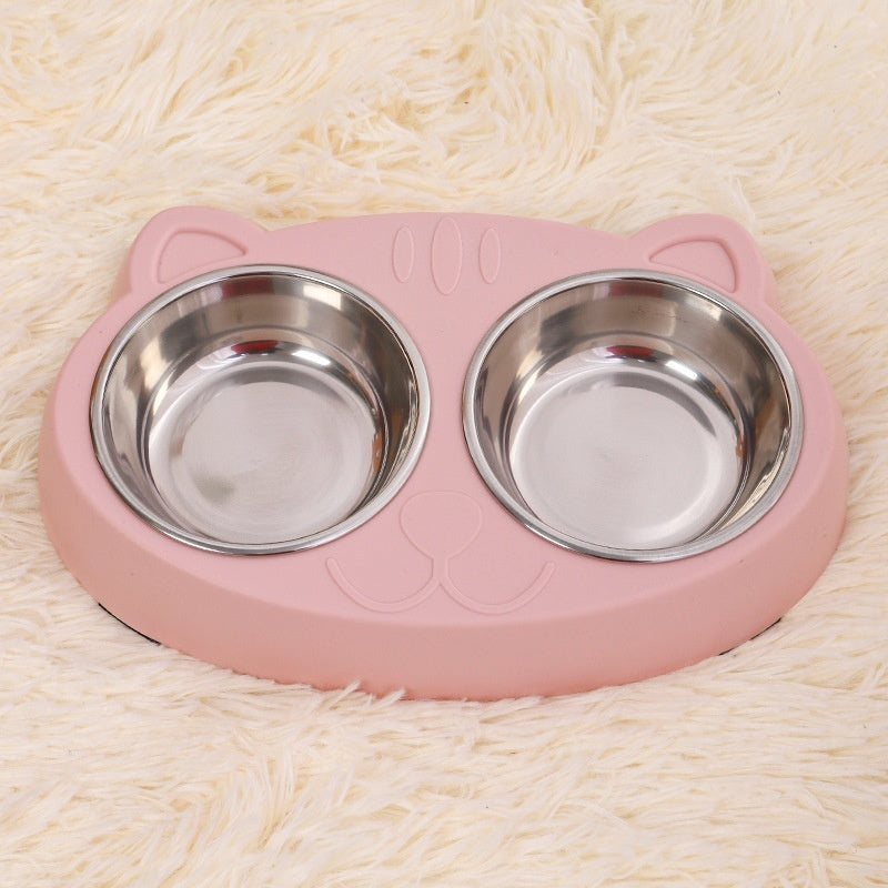 Bowl Drinking Water Feeding Pet Rice Basin