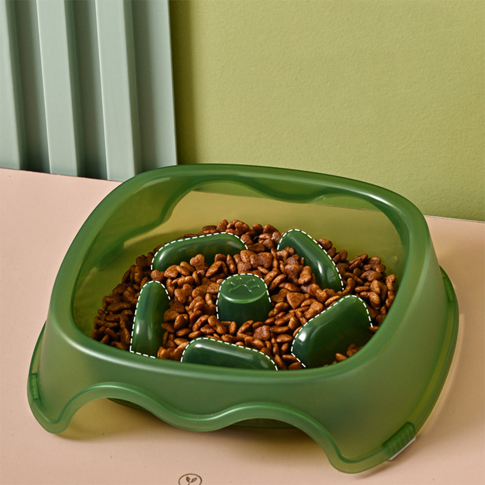 Anti Choking Slow Feed Pet Bowl For Safe Feeding Use