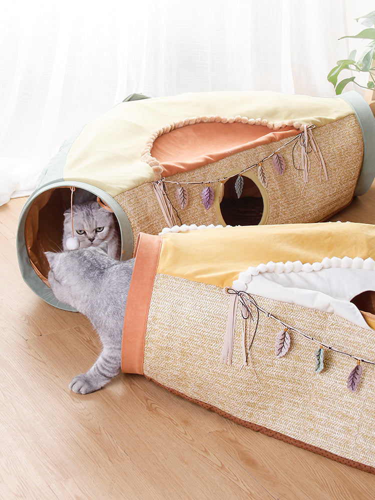 Net Style Rolling Tunnel Interactive Pet Supplies Toy