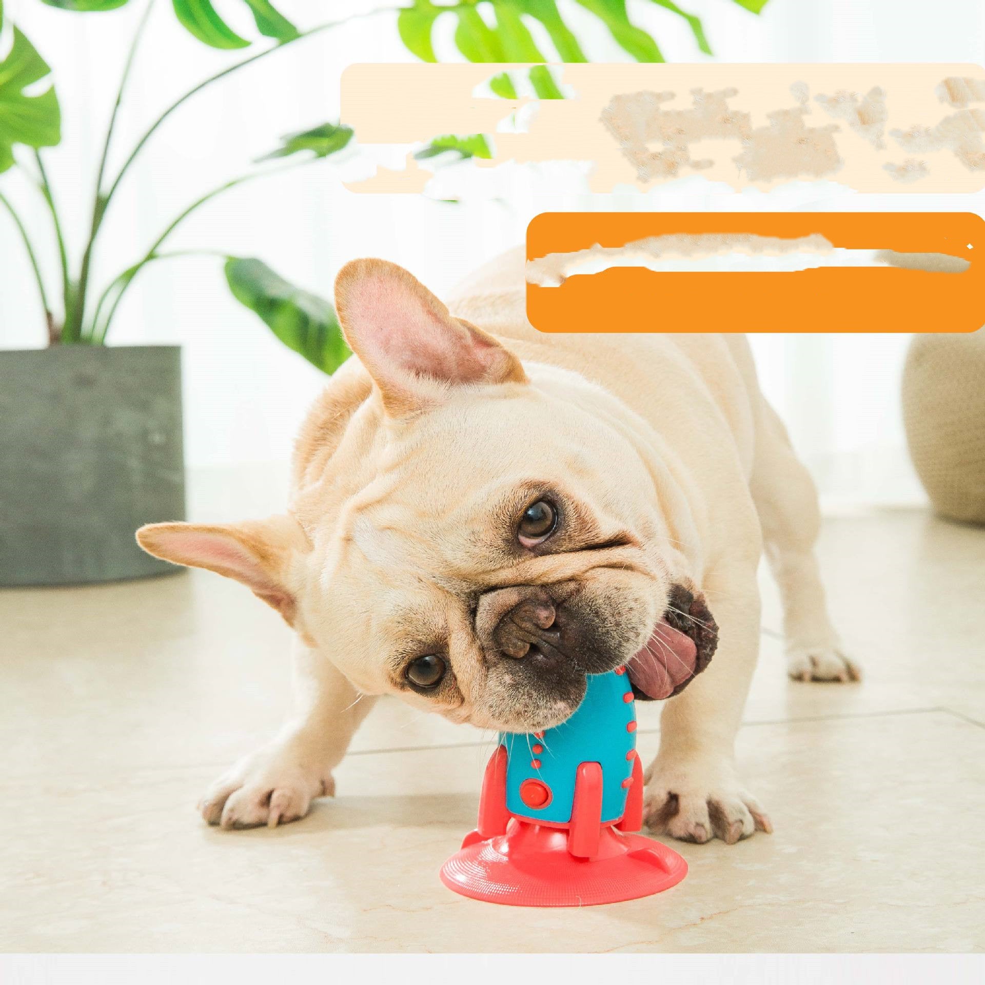 Rocket Food Dispensing Bite Resistant Pet Toy