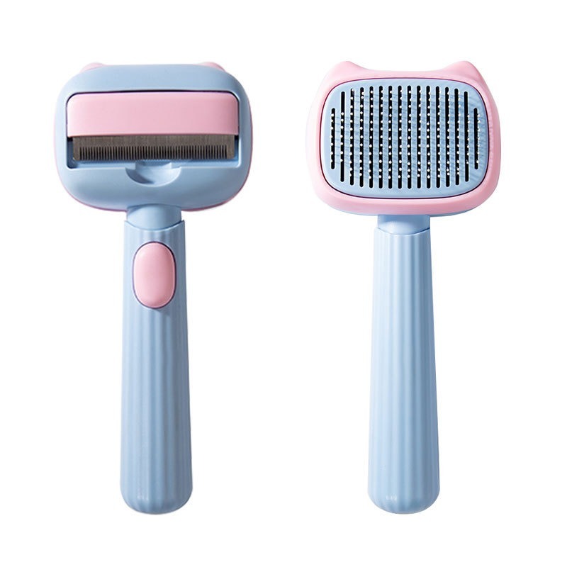 Pet Deshedding Grooming Brush For Hair And Fur Removal Tool