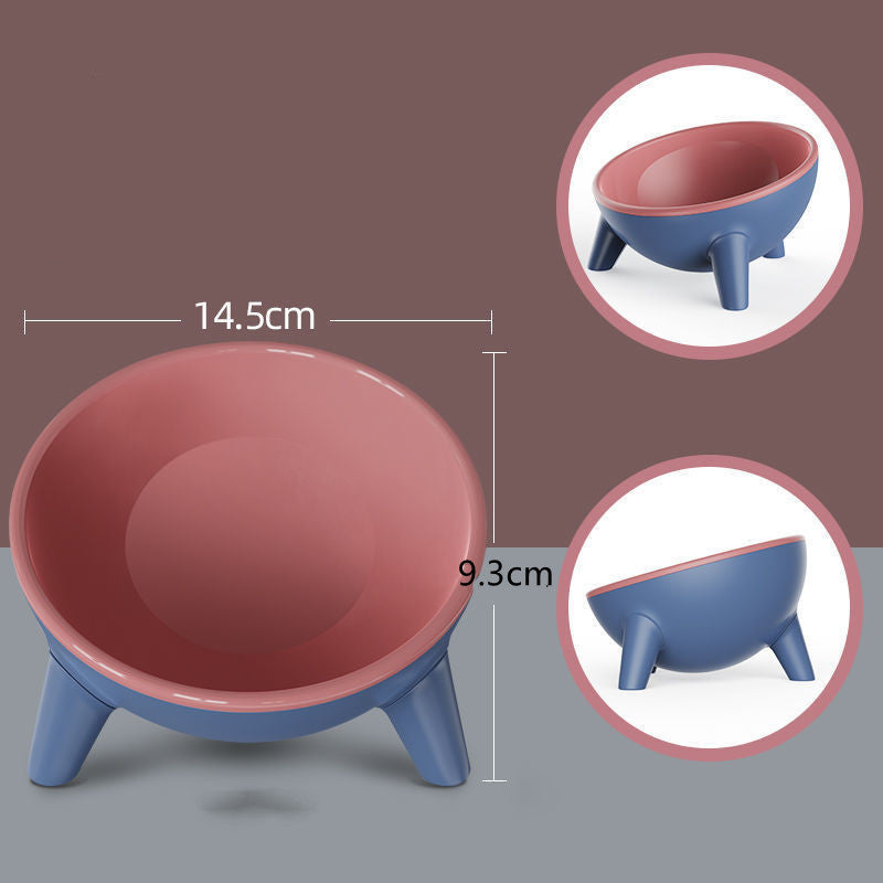 Nordic Style Pet Feeding Bowl With Stand For Food And Water