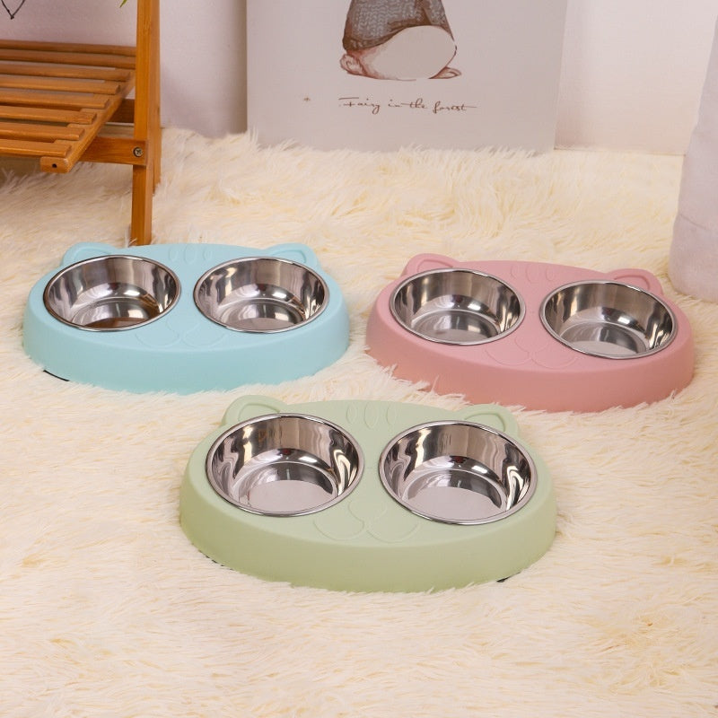 Bowl Drinking Water Feeding Pet Rice Basin