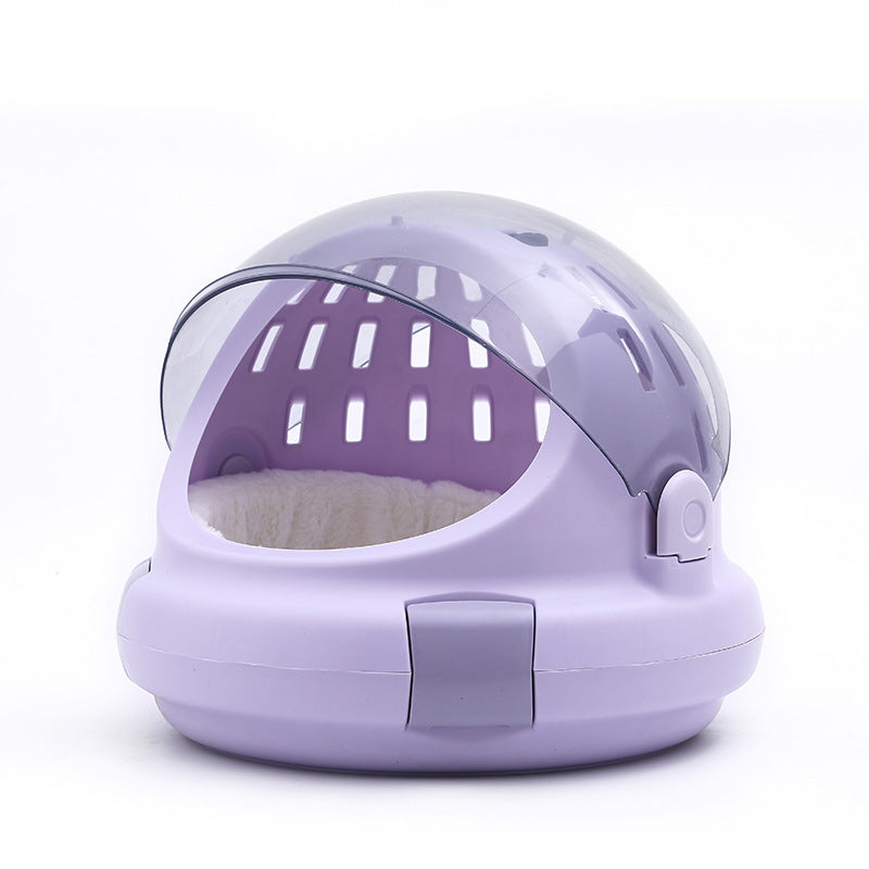 Portable Space Capsule Pet Carrier With Panoramic View Cushion