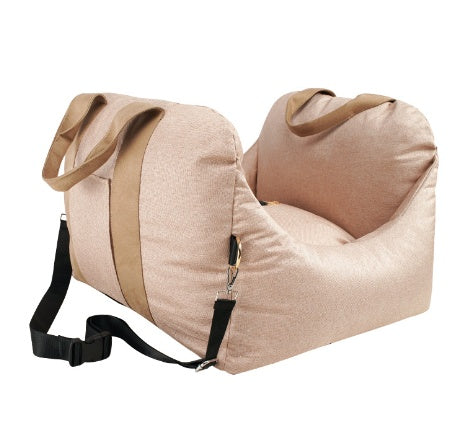 Waterproof Pet Car Seat Carrier Basket For Safe Travel Use