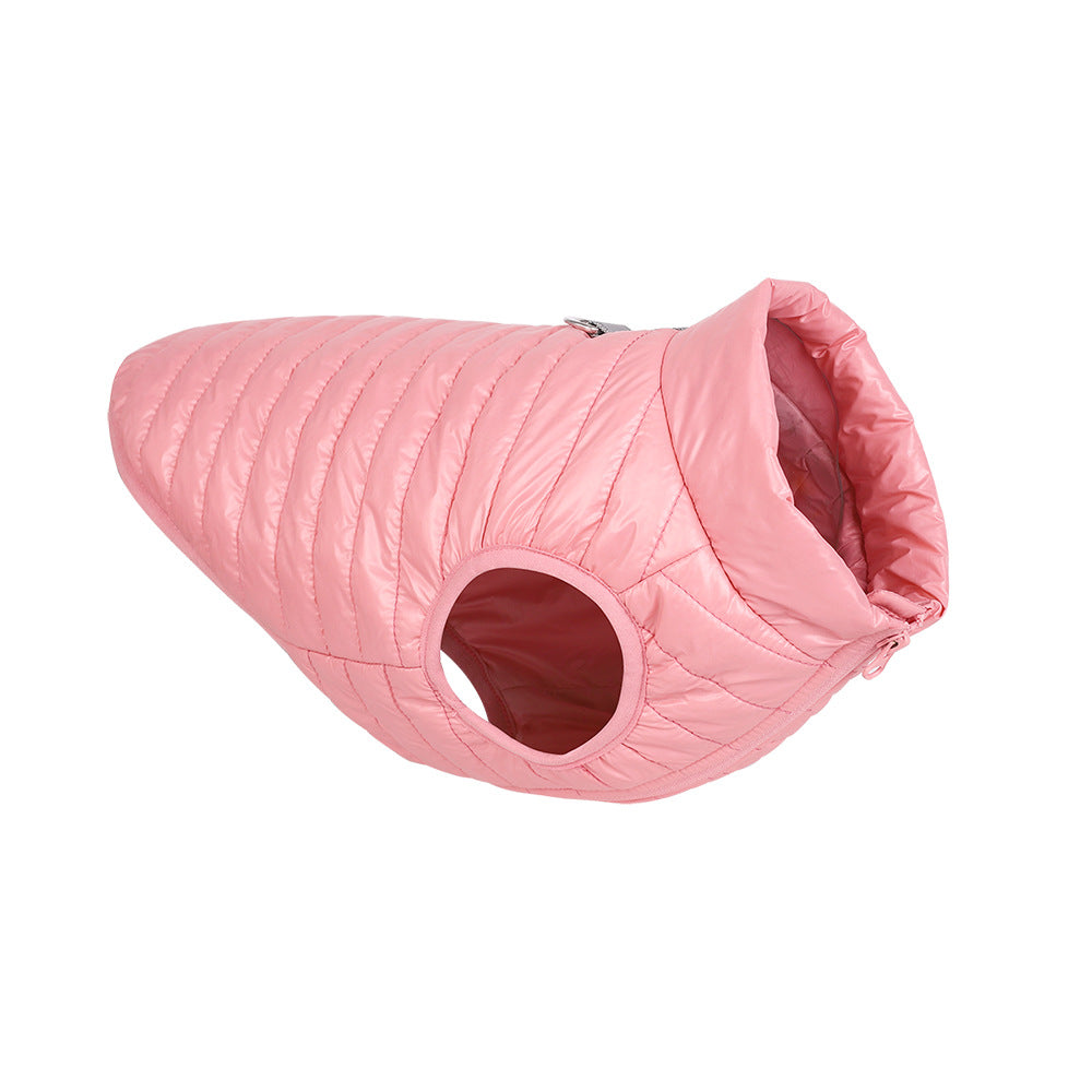 Autumn Winter Nylon Zipper Pet Jacket Warm Apparel