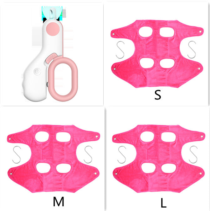 LED Illuminated Mini ABS Pet Nail Trimmer Grooming Tool