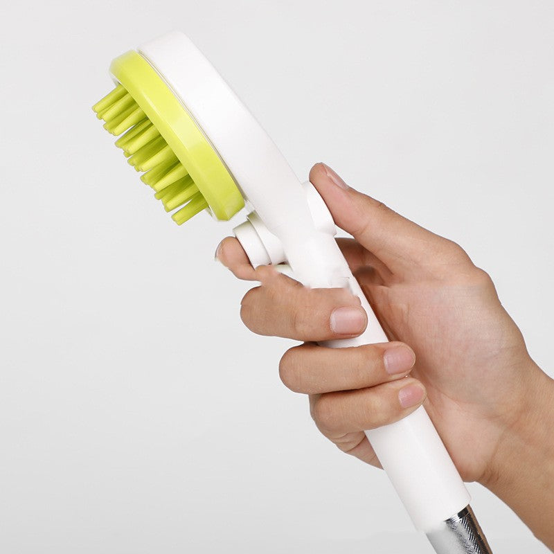 Pet Bath Massage Comb With Shower Head Cleaning Tool