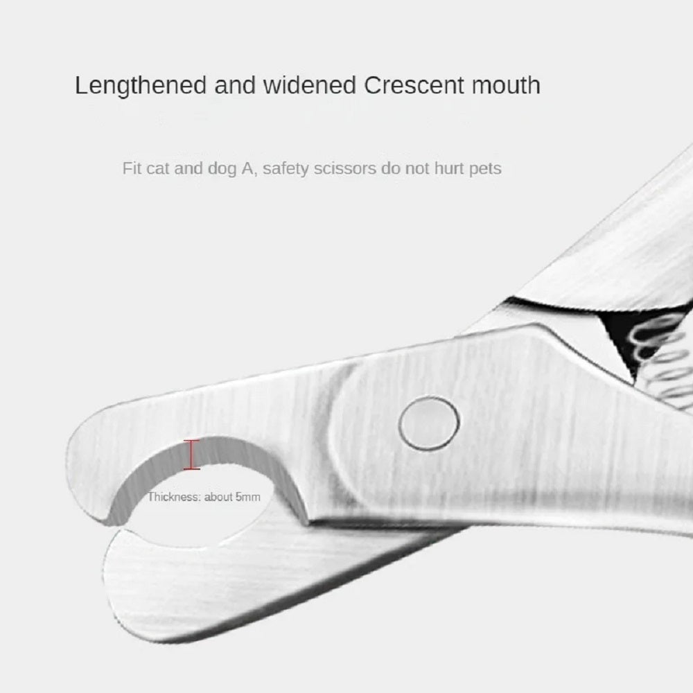 Professional Pet Nail Clipper Sharp Safety Stainless Steel Grooming Tool