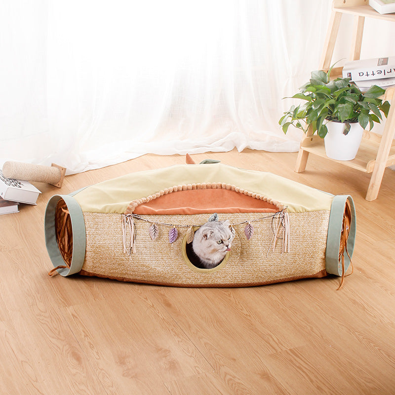 Net Style Rolling Tunnel Interactive Pet Supplies Toy