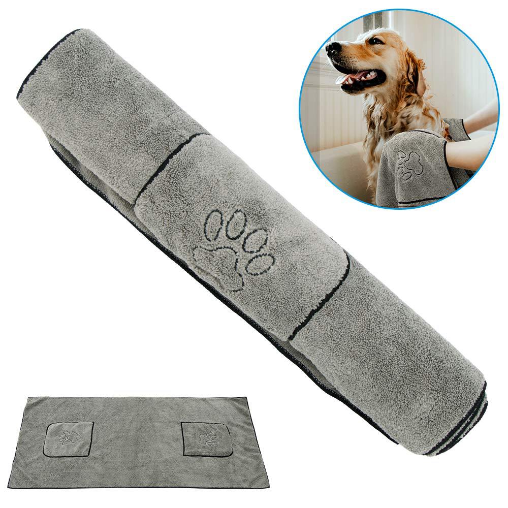 Super Absorbent Pet Bathrobe And Bath Towel