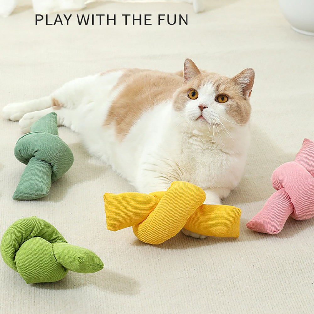 Natural Cotton Knot Chew Tug Interactive Pet Rope Toy