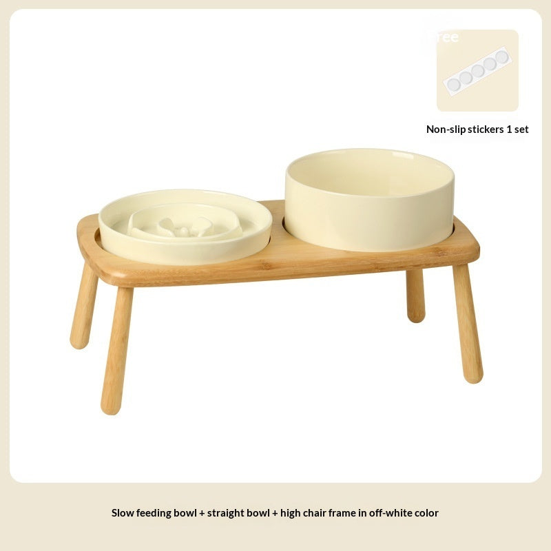 Slow-Feeding Anti-Choking Feeder Tip-Proof Bowl